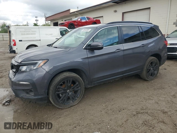 2022 Honda Pilot Special Edition z VIN 5FNYF6H29NB054366, wystawiony jako Copart lot #55644895 z przebiegiem Nie podano mil oraz Szkoda całkowita • Salvage title. Historia ofert i sprzedaży dostępna na DreamBid. Obrazek 1.