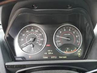 2015 BMW 2 Series 228i with VIN WBA1F5C57FV257639, listed as a Copart auction lot 86645114 with 73,094 mi miles and Salvage Title. Bid and sale history available at carsss.com. Image 9.