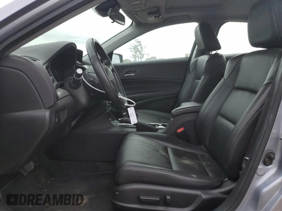2016 Acura ILX with VIN 19UDE2F33GA005845, listed as a Copart auction lot 50040775 with 80,740 mi miles and Salvage Title. Bid and sale history available at carsss.com. Image 7.