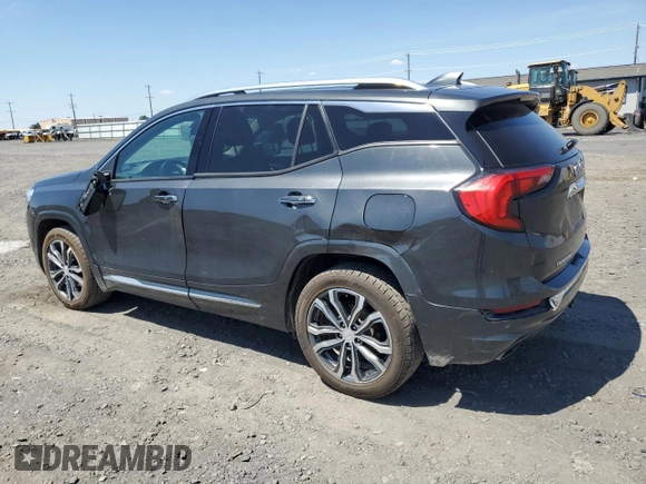 2018 GMC Terrain Denali with VIN 3GKALXEX3JL146993, listed as a Copart auction lot 63656905 with 70,716 mi miles and Salvage title. Bid and sale history available at DreamBid. Image 2.