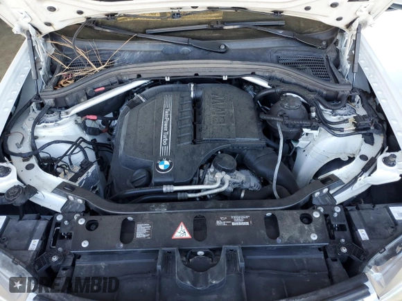 2013 BMW X3 xDrive35i with VIN 5UXWX7C54DL978591, listed as a Copart auction lot 46570455 with 99,671 mi miles and Salvage Title. Bid and sale history available at DreamBid. Image 12.