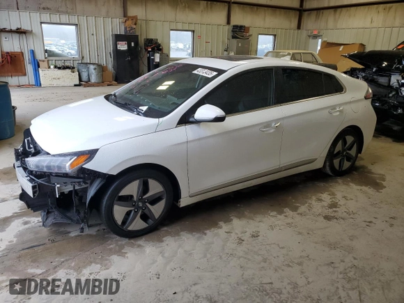 2021 Hyundai Ioniq Limited z VIN KMHC05LC2MU261415, wystawiony jako Copart lot #43313435 z przebiegiem 80 580 mil mil oraz Szkoda całkowita • Salvage title. Historia ofert i sprzedaży dostępna na DreamBid. Obrazek 1.