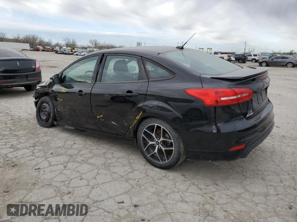 2016 Ford Focus SE with VIN 1FADP3F28GL301413, listed as a Copart auction lot 48199465 with 48,444 mi miles and Salvage Title. Bid and sale history available at carsss.com. Image 2.