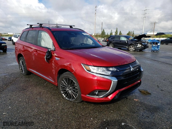 2022 Mitsubishi Outlander PHEV SEL with VIN JA4J2VA75NZ027876, listed as a Copart auction lot 46053043 with 17,589 mi miles. Bid and sale history available at carsss.com. Image 4.