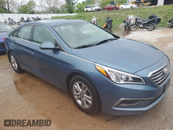 2016 Hyundai Sonata SE with VIN 5NPE24AF8GH407121, listed as a Copart auction lot 52639533 with 114,906 mi miles and Salvage Title. Bid and sale history available at carsss.com. Image 4.