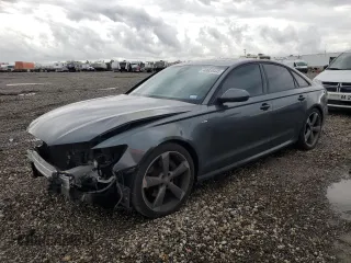 2014 Audi A6 3.0L TDI Prestige with VIN WAUHMAFC1EN002510, listed as a Copart auction lot 48930445 with 120,819 mi miles and Salvage Title. Bid and sale history available at carsss.com. Image 1.