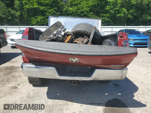 2010 Dodge Ram 2500 SLT with VIN 3D7UT2CL0AG153006, listed as a Copart auction lot 60902164 with 0 mi miles and Salvage Title. Bid and sale history available at carsss.com. Image 6.