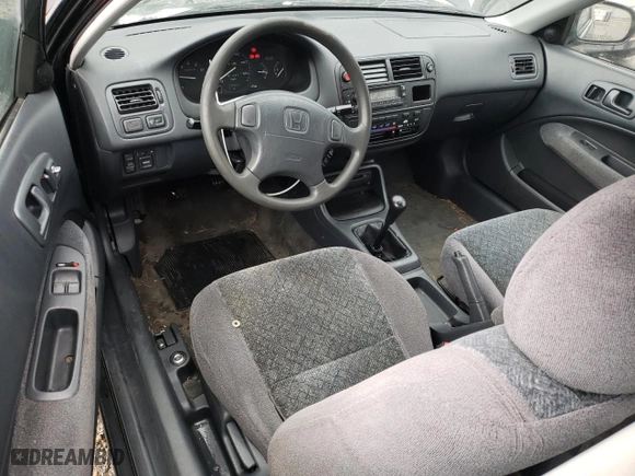 1997 Honda Civic EX with VIN 1HGEJ8140VL103381, listed as a Copart auction lot 46714905 with 191398 miles and Salvage Title. Bid and sale history available at carsss.com. Image 8.