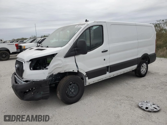 2024 Ford Transit Cargo with VIN 1FTBR1Y88RKA33408, listed as a Copart auction lot 75762044 with Not Provided miles and Clean Title. Bid and sale history available at DreamBid. Image 1.