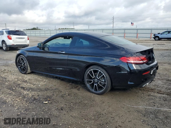 2023 Mercedes-Benz C 300 with VIN W1KWJ8DBXPG129002, listed as a Copart auction lot 84205894 with 13,525 mi miles and Salvage Title. Bid and sale history available at DreamBid. Image 2.