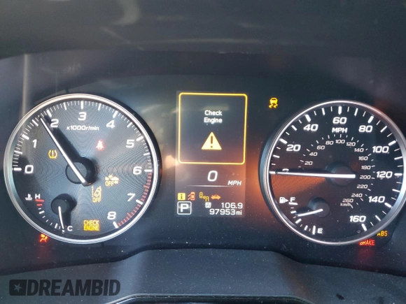 2021 Subaru Outback Premium with VIN 4S4BTADC2M3193598, listed as a Copart auction lot 42707495 with 97,953 mi miles and Salvage Title. Bid and sale history available at DreamBid. Image 9.