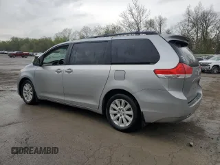 2013 Toyota Sienna XLE with VIN 5TDDK3DC6DS059378, listed as a Copart auction lot 54233765 with 225,129 mi miles and Salvage Title. Bid and sale history available at DreamBid. Image 2.