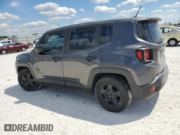 2017 Jeep Renegade Sport with VIN ZACCJAAB3HPG22999, listed as a Copart auction lot 50941785 with 101,303 mi miles and Salvage Title. Bid and sale history available at DreamBid. Image 2.