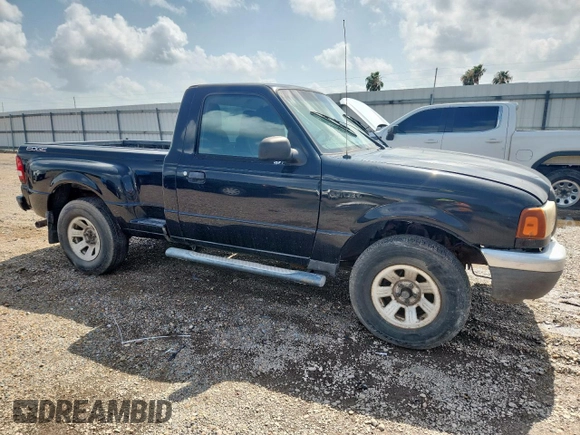 2004 Ford Ranger XL with VIN 1FTYR10U74PB38648, listed as a Copart auction lot 59394645 with 191,135 mi miles and Salvage title. Bid and sale history available at DreamBid. Image 4.