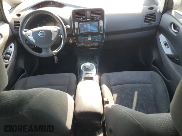 2015 Nissan LEAF S with VIN 1N4AZ0CP4FC333348, listed as a Copart auction lot 52202395 with 44,926 mi miles and Salvage Title. Bid and sale history available at DreamBid. Image 8.