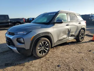 2023 Chevrolet TrailBlazer LT with VIN KL79MPSL9PB169148, listed as a Copart auction lot 48351095 with 27,874 mi miles and Salvage Title. Bid and sale history available at carsss.com. Image 1.