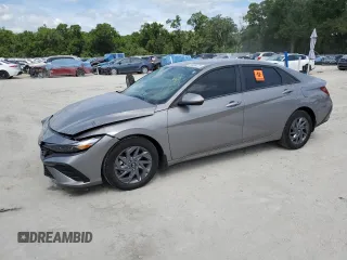 2024 Hyundai Elantra SEL z VIN KMHLM4DG3RU699657, wystawiony jako Copart lot #55458225 z przebiegiem 5 237 mil mil oraz Nie do naprawy • Non repairable. Historia ofert i sprzedaży dostępna na DreamBid. Obrazek 1.