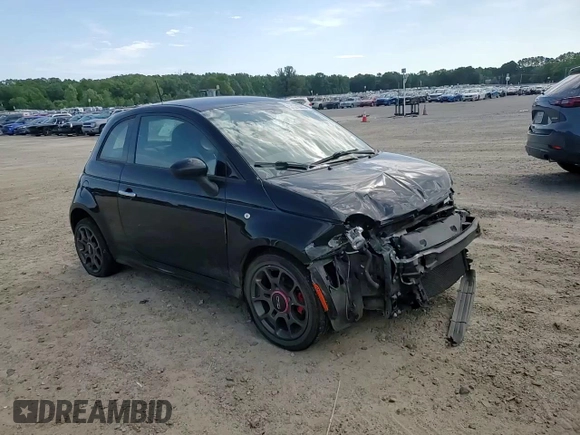 2015 FIAT 500 Sport with VIN 3C3CFFBR6FT619843, listed as a Copart auction lot 57978805 with 89,289 mi miles and Clean title. Bid and sale history available at DreamBid. Image 14.