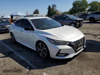2020 Nissan Sentra SR with VIN 3N1AB8DV9LY246058, listed as a Copart auction lot 46871745 with 85,512 mi miles and Salvage Title. Bid and sale history available at carsss.com. Image 4.