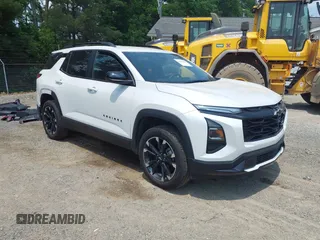 2025 Chevrolet Equinox AWD RS z VIN 3GNAXTEG0SL172999, wystawiony jako IAAI lot #42396482 z przebiegiem 5 006 mil mil oraz . Historia ofert i sprzedaży dostępna na DreamBid. Obrazek 1.