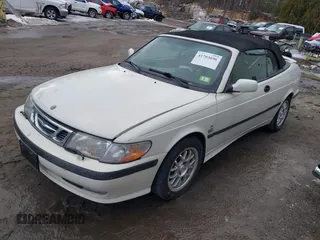 2002 Saab 9-3 SE with VIN YS3DF78K527002490, listed as a IAAI auction lot 41703696 with 119,311 mi miles. Bid and sale history available at carsss.com. Image 2.