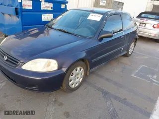 1999 Honda Civic DX with VIN 2HGEJ6446XH111050, listed as a IAAI auction lot 39525349 with 96,566 mi miles. Bid and sale history available at carsss.com. Image 6.