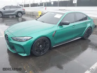 2021 BMW M3 Competition with VIN WBS33AY07MFL02329, listed as a IAAI auction lot 41783136 with 38,133 mi miles. Bid and sale history available at carsss.com. Image 2.