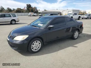 2005 Honda Civic LX with VIN 1HGEM21515L016148, listed as a Copart auction lot 52647115 with 233,014 mi miles and Salvage Title. Bid and sale history available at carsss.com. Image 1.