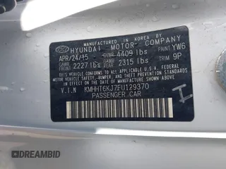 2015 Hyundai Genesis Coupe 3.8L Base с VIN KMHHT6KJ7FU129370, выставлен на аукционе IAAI как лот 41257177 с пробегом Не указан миль и . История ставок и продаж доступна на DreamBid. Изображение 9.