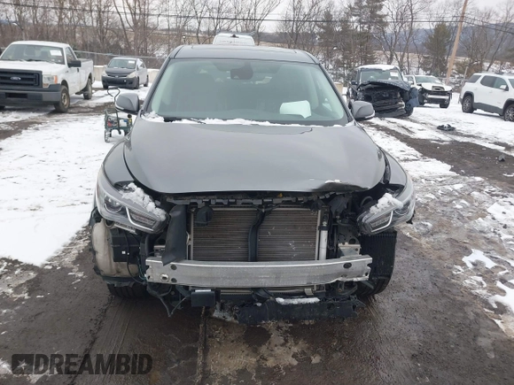 2019 Infiniti QX60 Luxe with VIN 5N1DL0MM3KC532832, listed as a IAAI auction lot 41576352 with 68,691 mi miles and . Bid and sale history available at DreamBid. Image 12.