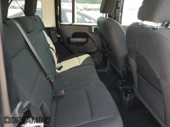 2020 Jeep Wrangler Unlimited Sport Altitude with VIN 1C4HJXDG2LW323502, listed as a Copart auction lot 59716595 with 47,296 mi miles and Salvage title. Bid and sale history available at DreamBid. Image 11.