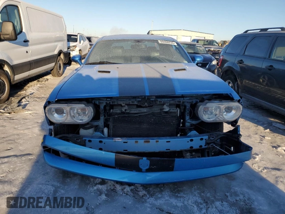 2010 Dodge Challenger SRT-8 with VIN 2B3CJ7DW7AH130521, listed as a Copart auction lot 88990235 with 128,370 mi miles and Salvage title. Bid and sale history available at DreamBid. Image 5.