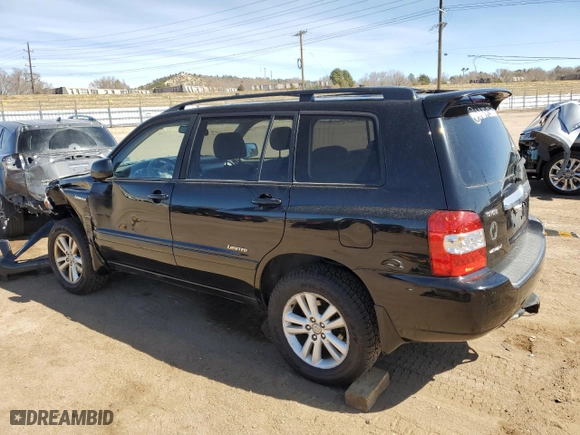 2007 Toyota Highlander Hybrid w/3rd Row with VIN JTEEW21AX70042804, listed as a Copart auction lot 48557515 with 274,231 mi miles and Salvage Title. Bid and sale history available at carsss.com. Image 2.