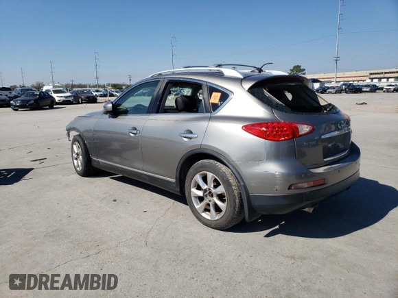 2008 Infiniti EX Journey with VIN JNKAJ09E58M305903, listed as a Copart auction lot 68736064 with Not Provided miles and Salvage Title. Bid and sale history available at DreamBid. Image 2.