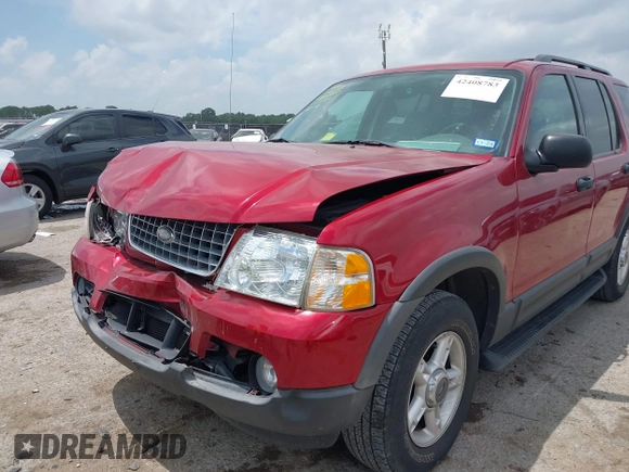 2003 Ford Explorer XLT with VIN 1FMZU63K43UA13760, listed as a IAAI auction lot 42408783 with 60,996 mi miles and . Bid and sale history available at DreamBid. Image 6.