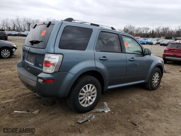 2011 Mercury Mariner Premier with VIN 4M2CN9HG7BKJ00344, listed as a Copart auction lot 47822215 with 107,070 mi miles and Salvage Title. Bid and sale history available at carsss.com. Image 3.