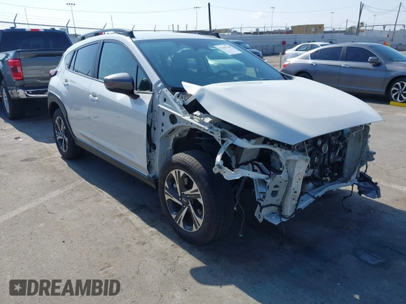 2024 Subaru Crosstrek Premium z VIN JF2GUADC2R8336410, wystawiony jako IAAI lot #42385768 z przebiegiem 22 126 mil mil oraz . Historia ofert i sprzedaży dostępna na DreamBid. Obrazek 1.