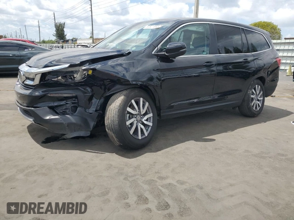 2022 Honda Pilot EX-L с VIN 5FNYF5H51NB010107, выставлен на аукционе Copart как лот 53521565 с пробегом 25 477 миль миль и Списание • Salvage title. История ставок и продаж доступна на DreamBid. Изображение 1.