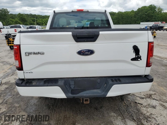 2015 Ford F-150 XLT with VIN 1FTEW1EP8FFC27331, listed as a Copart auction lot 57964575 with 108,594 mi miles and Salvage title. Bid and sale history available at DreamBid. Image 6.