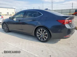 2015 Acura TLX Advance with VIN 19UUB2F77FA000352, listed as a Copart auction lot 60618585 with 95,205 mi miles and Salvage title. Bid and sale history available at DreamBid. Image 2.