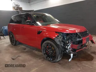 2022 Land Rover Range Rover Sport HST with VIN SALWS2RU5NA220721, listed as a IAAI auction lot 41643786 with 28,165 mi miles and . Bid and sale history available at DreamBid. Image 1.