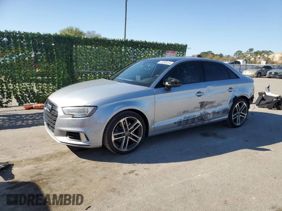 2017 Audi A3 Sedan Premium with VIN WAUB8GFF9H1029795, listed as a Copart auction lot 43848334 with 54,146 mi miles. Bid and sale history available at carsss.com. Image 1.
