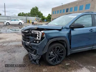 2024 GMC Terrain SLE with VIN 3GKALTEG3RL314796, listed as a Copart auction lot 58643785 with 22,617 mi miles and Salvage title. Bid and sale history available at DreamBid. Image 14.