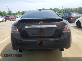 2014 Nissan Maxima S with VIN 1N4AA5AP5EC480302, listed as a Copart auction lot 60444595 with 78,353 mi miles and Salvage title. Bid and sale history available at DreamBid. Image 6.