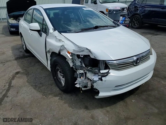 2012 Honda Civic Sdn LX with VIN 2HGFB2F51CH315104, listed as a Copart auction lot 53058015 with 157,617 mi miles and Salvage Title. Bid and sale history available at carsss.com. Image 10.