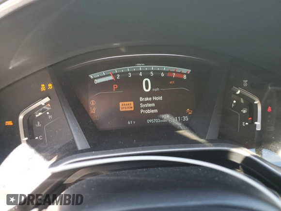 2018 Honda CR-V Touring with VIN 2HKRW2H9XJH619830, listed as a Copart auction lot 53694675 with 95,703 mi miles and Salvage title. Bid and sale history available at DreamBid. Image 9.