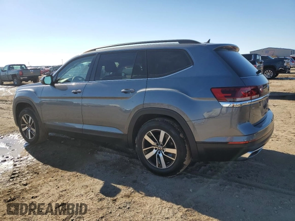 2022 Volkswagen Atlas SE with VIN 1V2DP2CA6NC533553, listed as a Copart auction lot 44554525 with 23,004 mi miles and Salvage title. Bid and sale history available at DreamBid. Image 2.