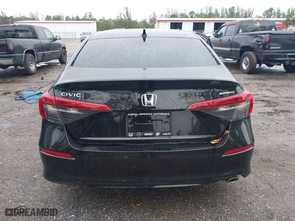 2024 Honda Civic Sedan Sport with VIN 2HGFE2F54RH547213, listed as a IAAI auction lot 41411517 with 10,438 mi miles. Bid and sale history available at carsss.com. Image 17.
