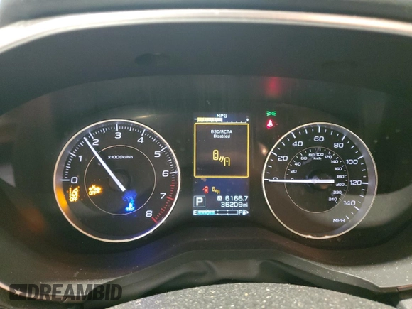 2019 Subaru Impreza Limited z VIN 4S3GKAU6XK3622829, wystawiony jako Copart lot #72333874 z przebiegiem 36 209 mil mil oraz Szkoda całkowita • Salvage title. Historia ofert i sprzedaży dostępna na DreamBid. Obrazek 9.