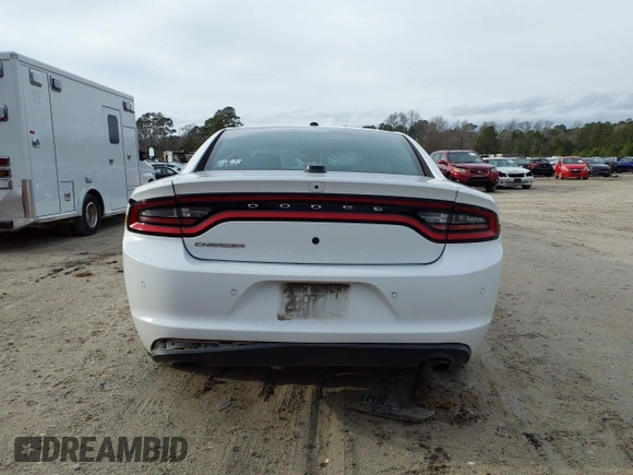 2019 Dodge Charger Police with VIN 2C3CDXAT2KH514146, listed as a IAAI auction lot 41431813 with 111,411 mi miles and . Bid and sale history available at DreamBid. Image 16.